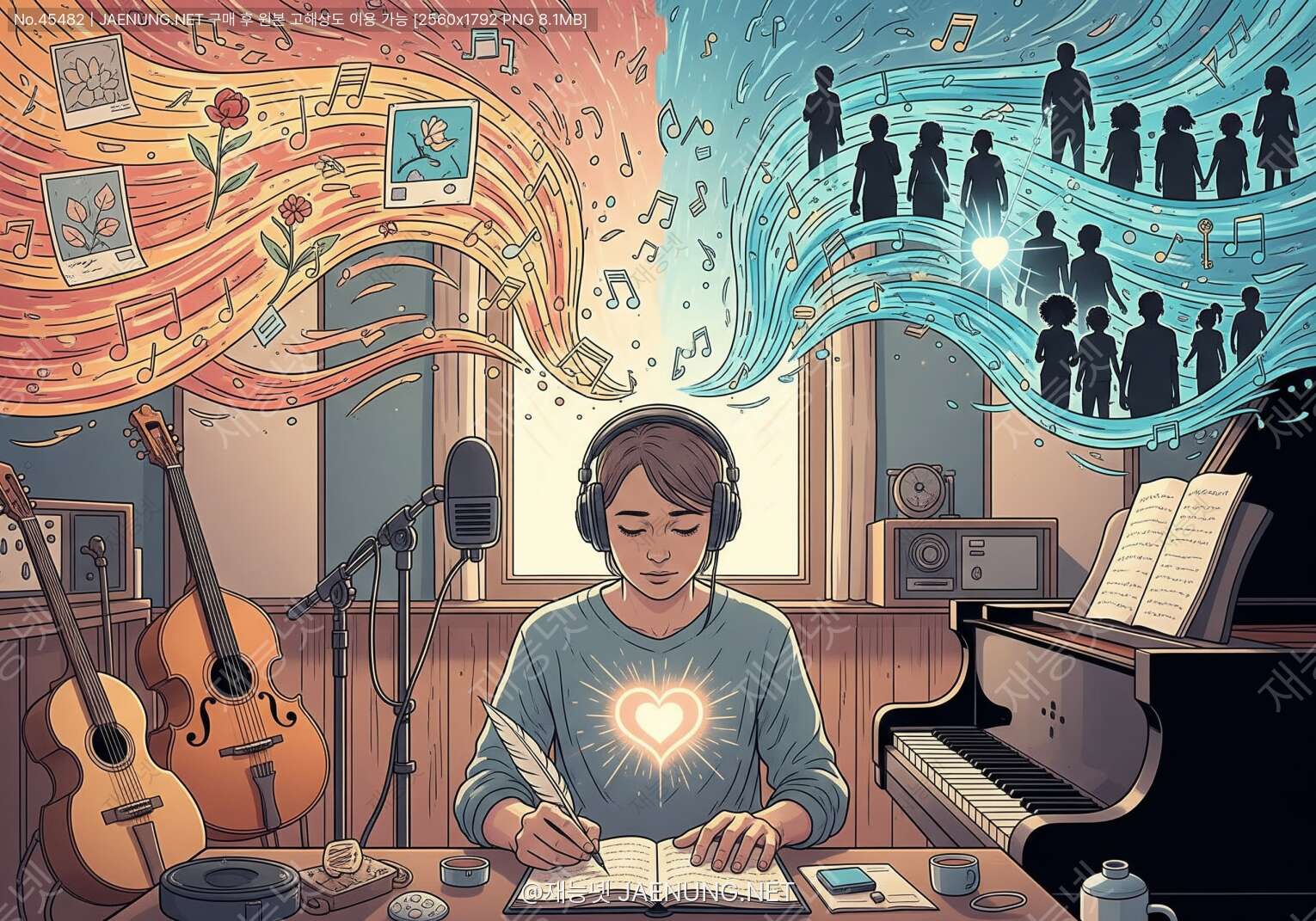 콘텐츠 대표 이미지 - 🎵 작사의 마법: 개인적 경험과 보편적 공감의 완벽한 균형 찾기 ✨