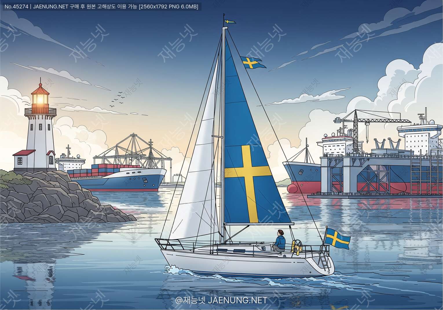 콘텐츠 대표 이미지 - ⛵ 스웨덴어로 항해하는 요트와 해양 산업의 세계