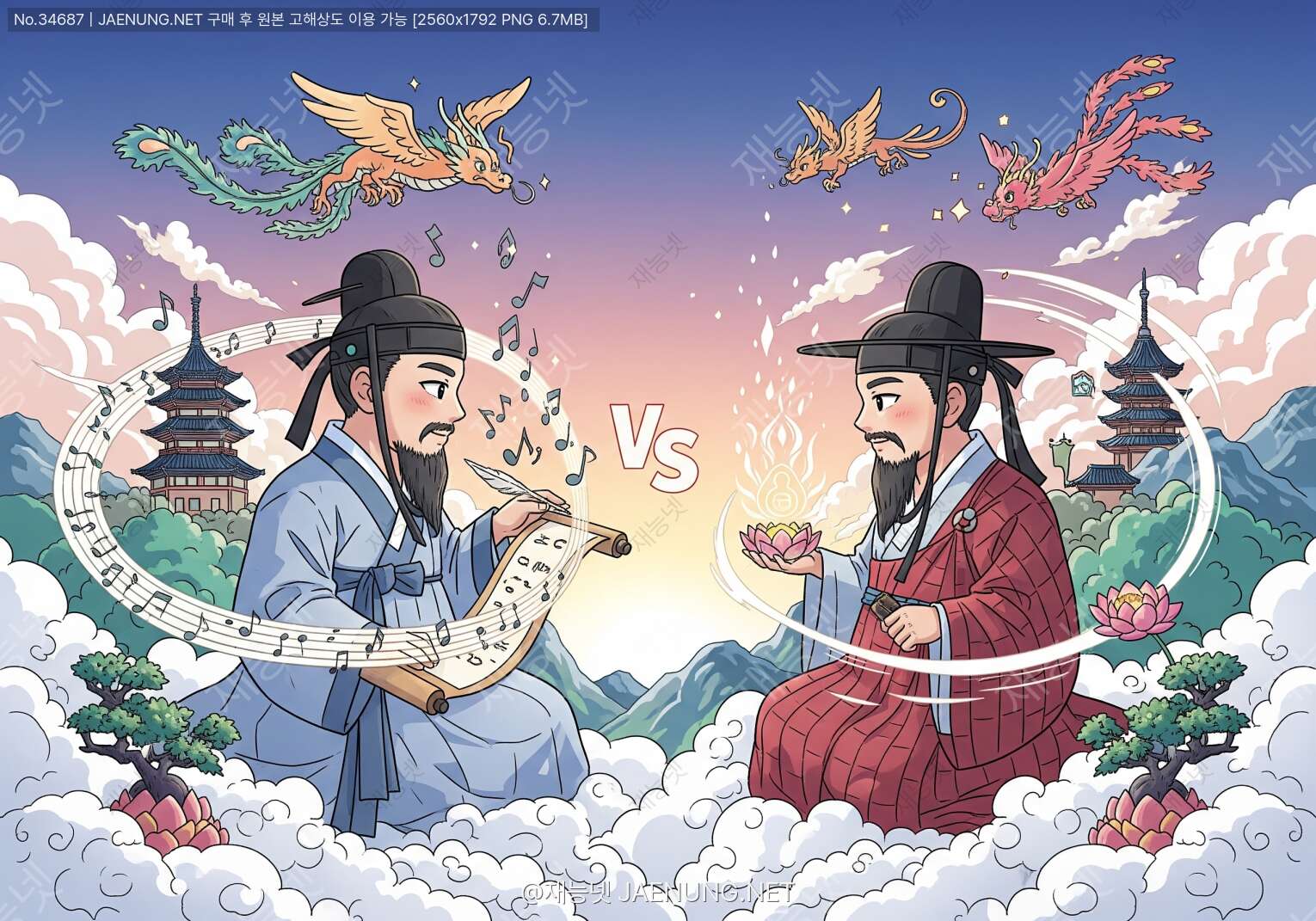 콘텐츠 대표 이미지 - 월명사 VS 충담사: 신라 향가 마스터들의 정신세계 배틀