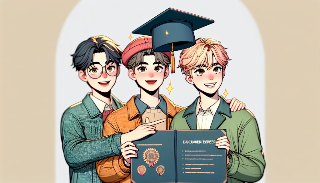 콘텐츠 대표 이미지 - 직무 전문성 강조: 관련 자격증, 수강 내역 언급 🎓📚