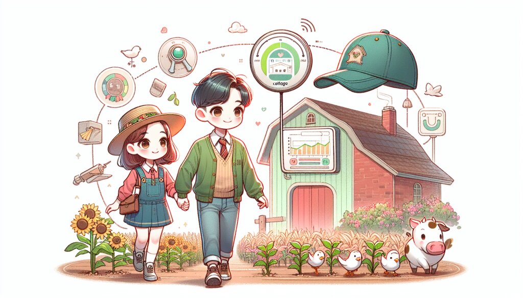 콘텐츠 대표 이미지 - 스마트 팜 모니터링 시스템의 직관적 인터페이스 디자인 🌱💻