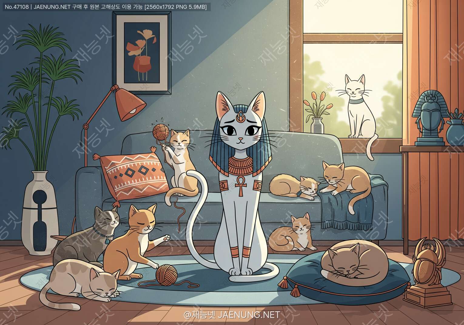 콘텐츠 대표 이미지 - 바스테트 숭배: 고양이 여신과 가정 수호신