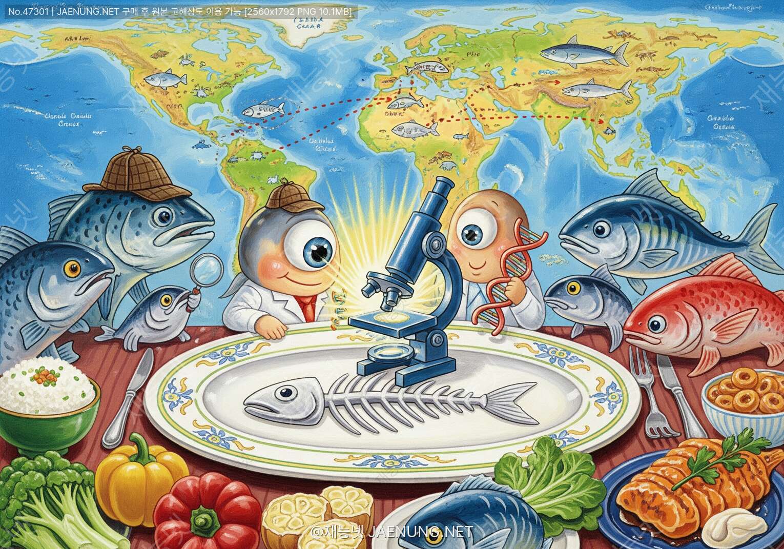 콘텐츠 대표 이미지 - 원산지 판별 DNA 분석 — 밥상 위의 생선, 진짜 어디서 왔을까? 🐟🧬