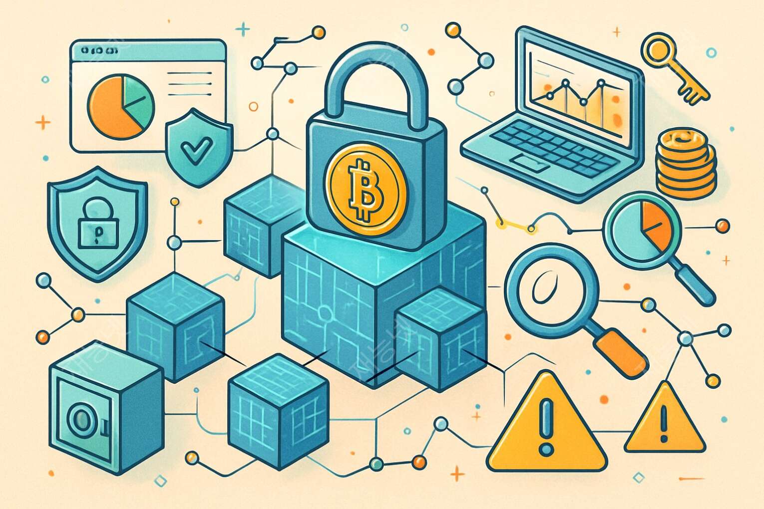 비트코인의 블록체인 보안 메커니즘: 51% 공격 가능성 분석