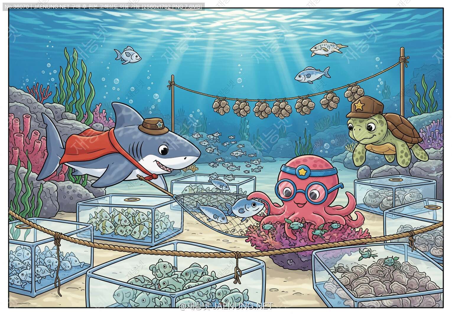 수산학에서 천적생물 이용 관리: 바다의 히어로들과 안전한 양식장의 비밀 🐟🦀🌊