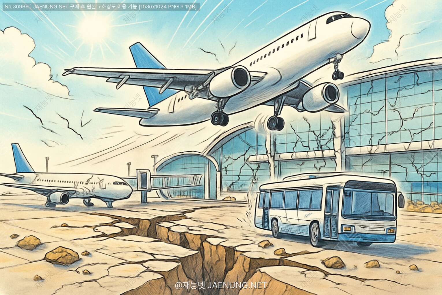 콘텐츠 대표 이미지 - ✈️ 인천공항 이착륙 중 지진 발생 시나리오