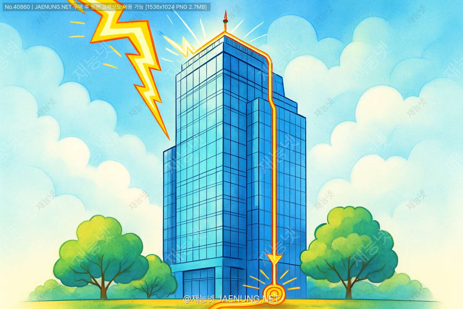 콘텐츠 대표 이미지 - ⚡ 고층건물의 번개 보호 설계 기준 완벽 가이드