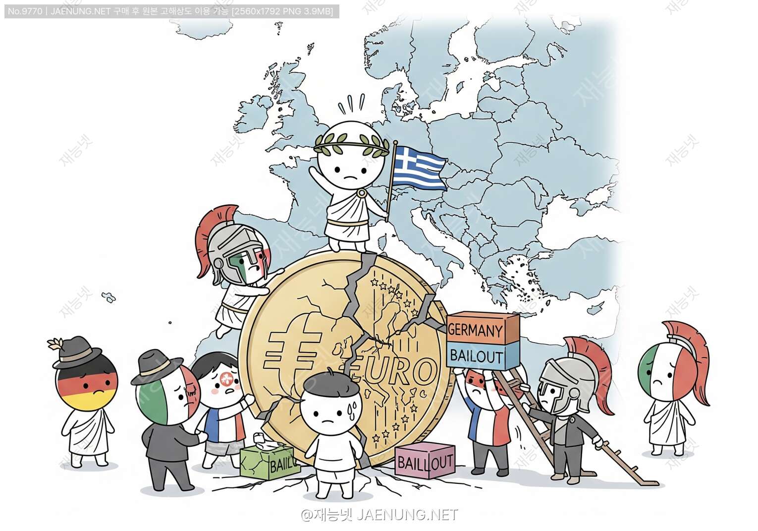 콘텐츠 대표 이미지 - 그리스 재정 위기: 유로존 체제의 시험대 (2015) 🇬🇷💶