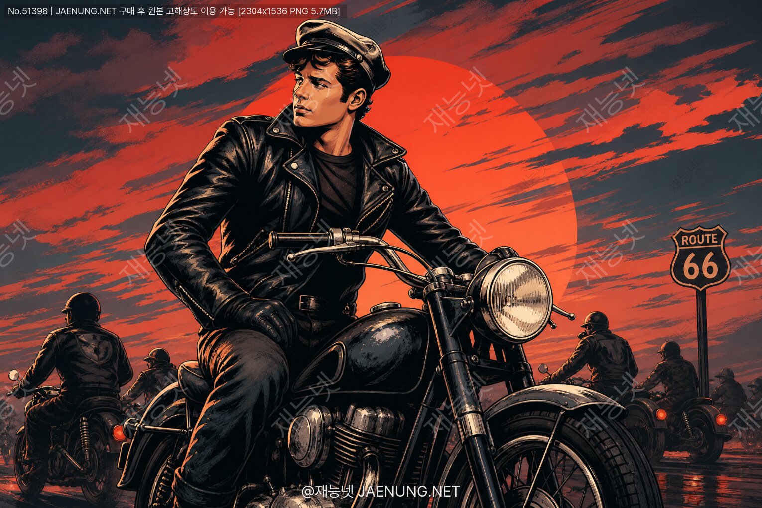 콘텐츠 대표 이미지 - 영화 '와일드 원'(The Wild One, 1953) — 가죽 재킷 반항아 이미지와 오토바이 문화의 탄생