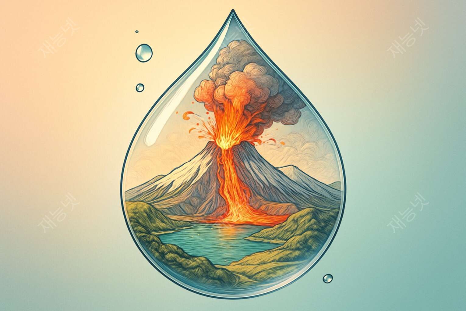 🌋 백두산 마그마 분출: 중국 동북부가 용암으로 뒤덮인다면?, image size:1530x1020