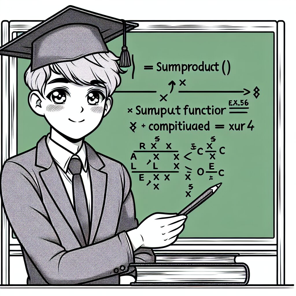 콘텐츠 대표 이미지 - SUMPRODUCT 함수로 복잡한 조건부 합계 구하기 🧮✨