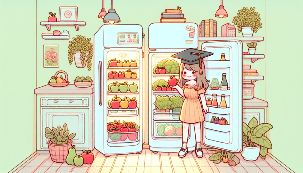 콘텐츠 대표 이미지 - 🍎 사과의 신선도 유지 비법: 냉장고 속 채소들의 든든한 지킴이