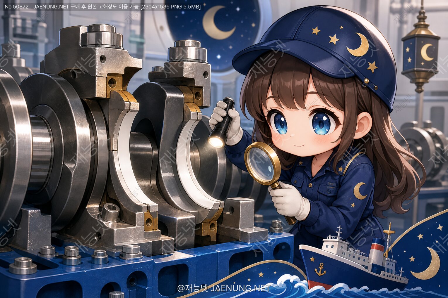 콘텐츠 대표 이미지 - ⚙️ 선박 메인 베어링 점검 — 크랭크축을 떠받치는 대형 화이트메탈 베어링의 구조와 관리