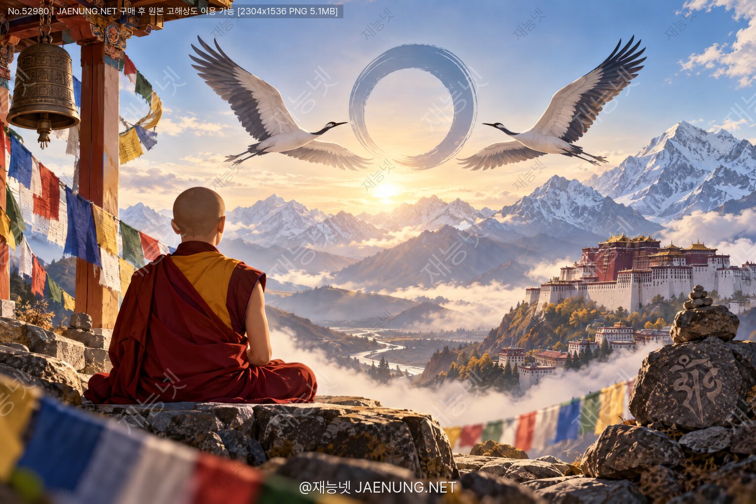 콘텐츠 대표 이미지 - 🪷 달라이 라마의 티베트 불교, 자비와 공(空)의 만남 — 두 날개로 나는 지혜의 길