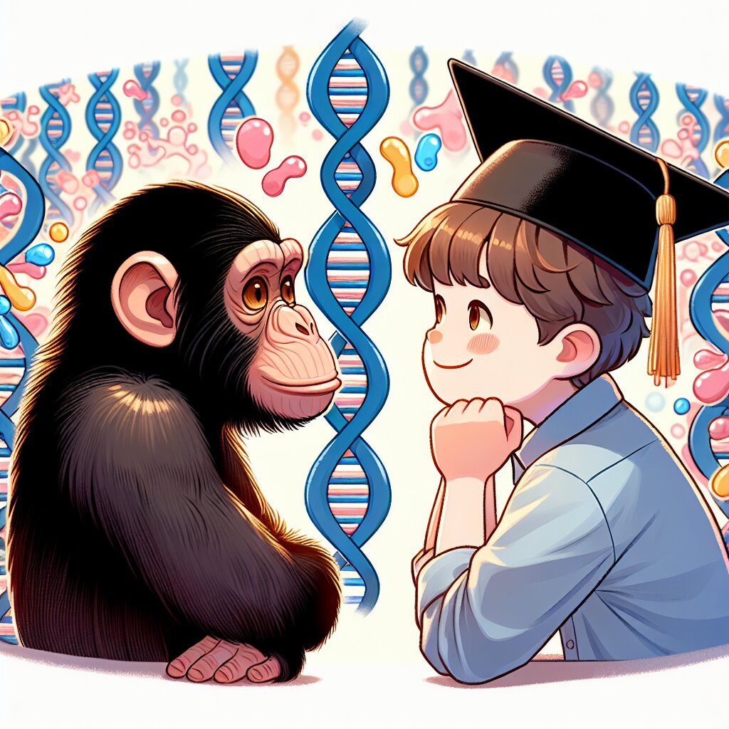 🐒🧠 침팬지와 인간의 DNA는 얼마나 비슷할까? 🧬