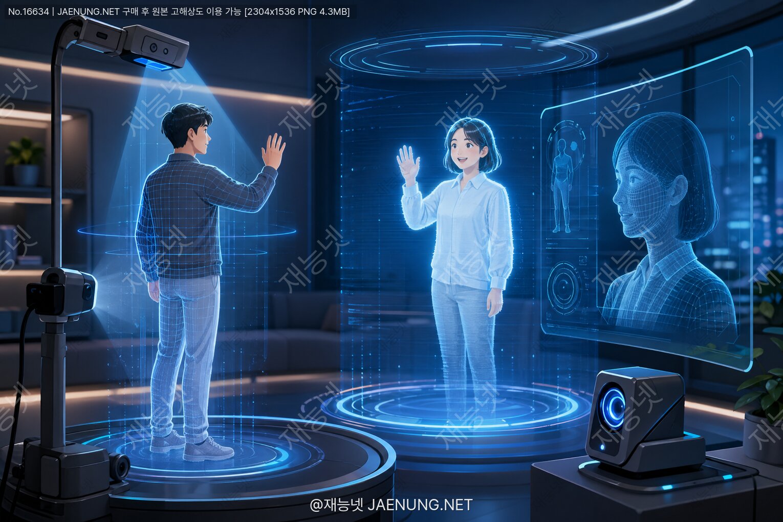 콘텐츠 대표 이미지 - 3D 홀로그램 통화의 미래: 실시간 인물 스캐닝 기술의 모든 것 🌟