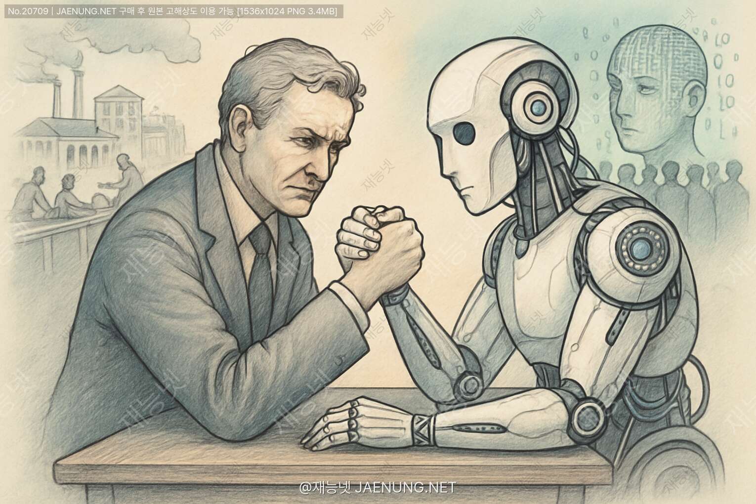인간 VS AI: 인공지능 시대의 윤리적 딜레마와 일자리 대격변의 역사