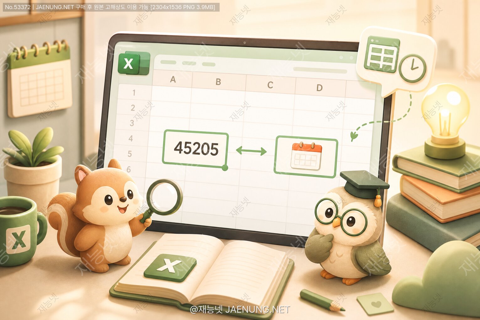 콘텐츠 대표 이미지 - 엑셀에서 날짜가 숫자로 보이는 이유 🗓️➡️🔢"45292"는 버그가 아니라, 엑셀의 진짜 얼굴이다