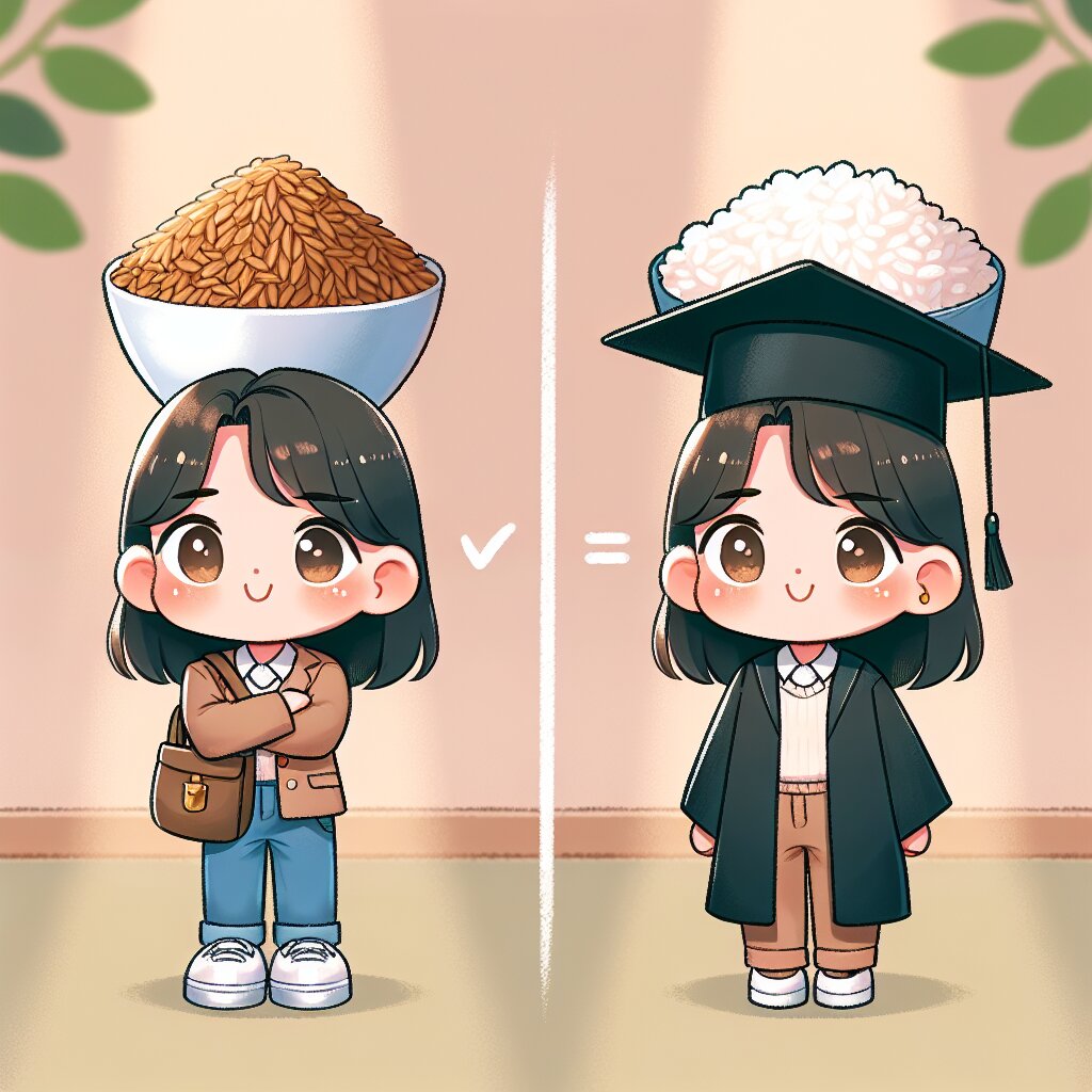 콘텐츠 대표 이미지 - 🍚 현미 VS 백미: 다이어트에는 어떤 게 더 좋을까? 🤔