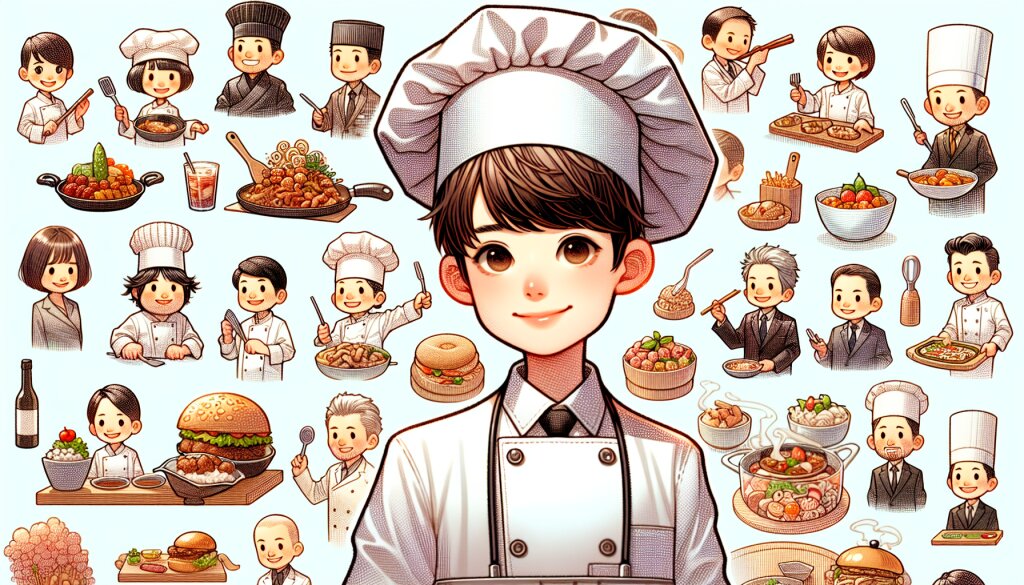 세계 음식문화를 대표하는 요리사 캐리커처 갤러리 🌍👨‍🍳👩‍🍳