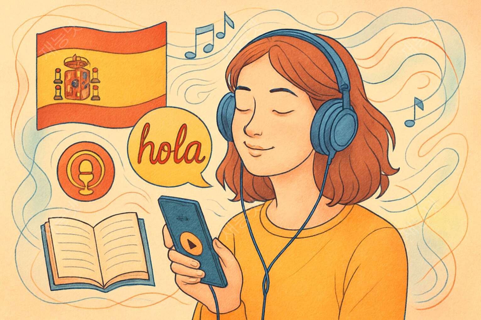 HSK 789급 듣기 연습 006-010 - 교재부터 기출문제까지 | EBOOK 필기, 스캔 말고 스콘 북카페, image size:1530x1020