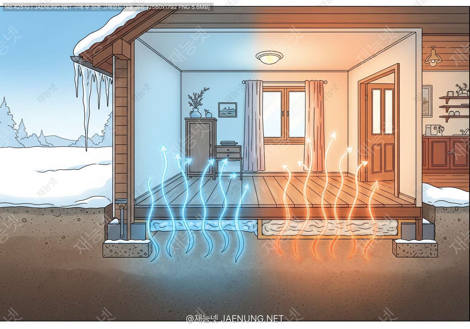 콘텐츠 대표 이미지 - ❄️ 겨울철 바닥이 차가운 이유와 단열층 문제: 따뜻한 집을 위한 완벽 가이드 🏠