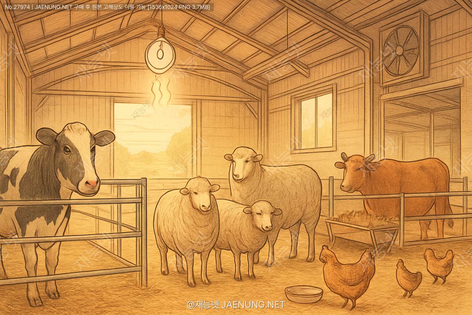 콘텐츠 대표 이미지 - 습도 관리의 중요성: 축산 농가의 성공 비결 🐄 🐖 🐔