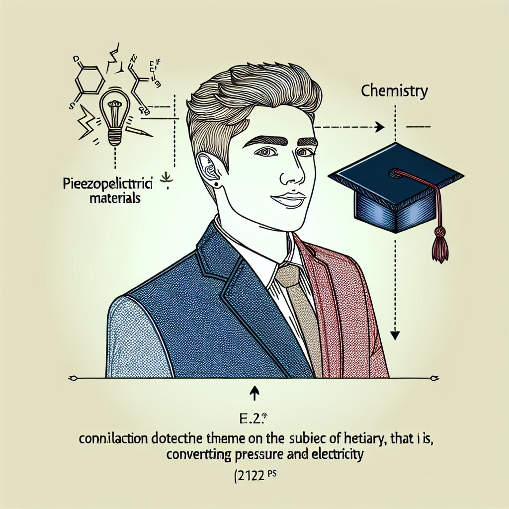 콘텐츠 대표 이미지 - 화학 압전 재료: 압력을 전기로 변환하다 🔬⚡