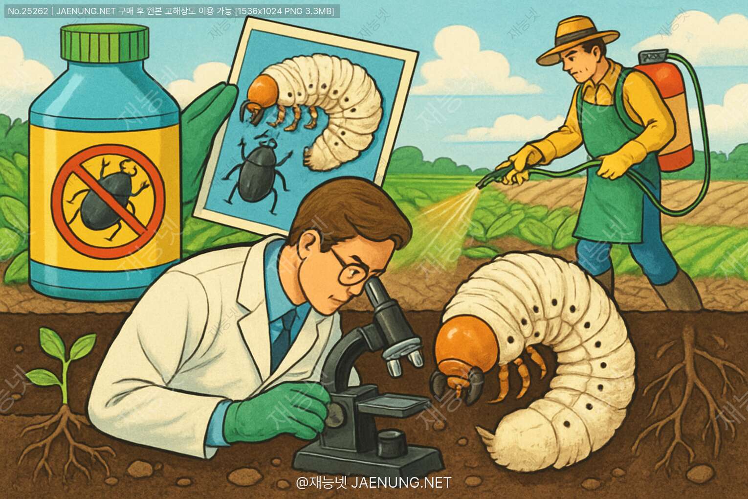 🐛 굼벵이 토양해충 방제의 모든 것 🐛