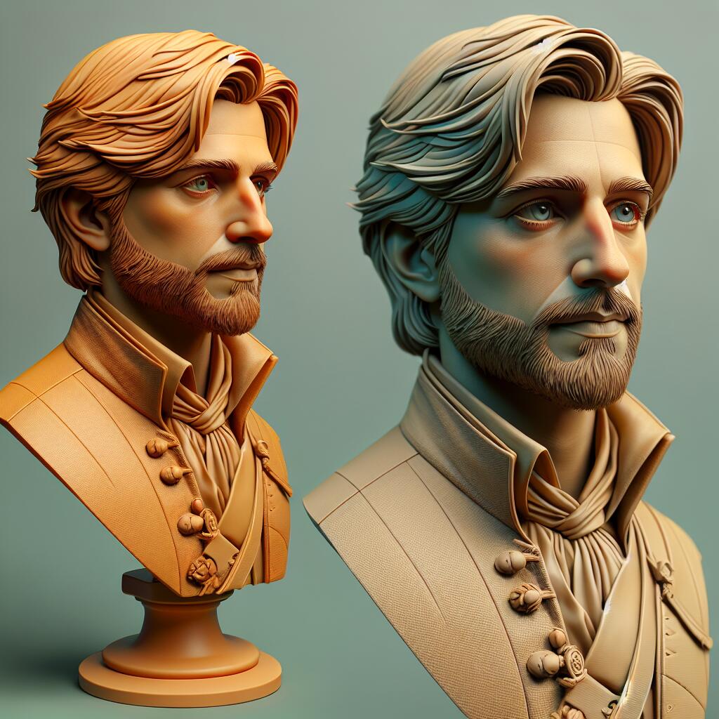 콘텐츠 대표 이미지 - 디지털 스컬핑으로 3D 캐리커처 bust 만들기 🎨✨