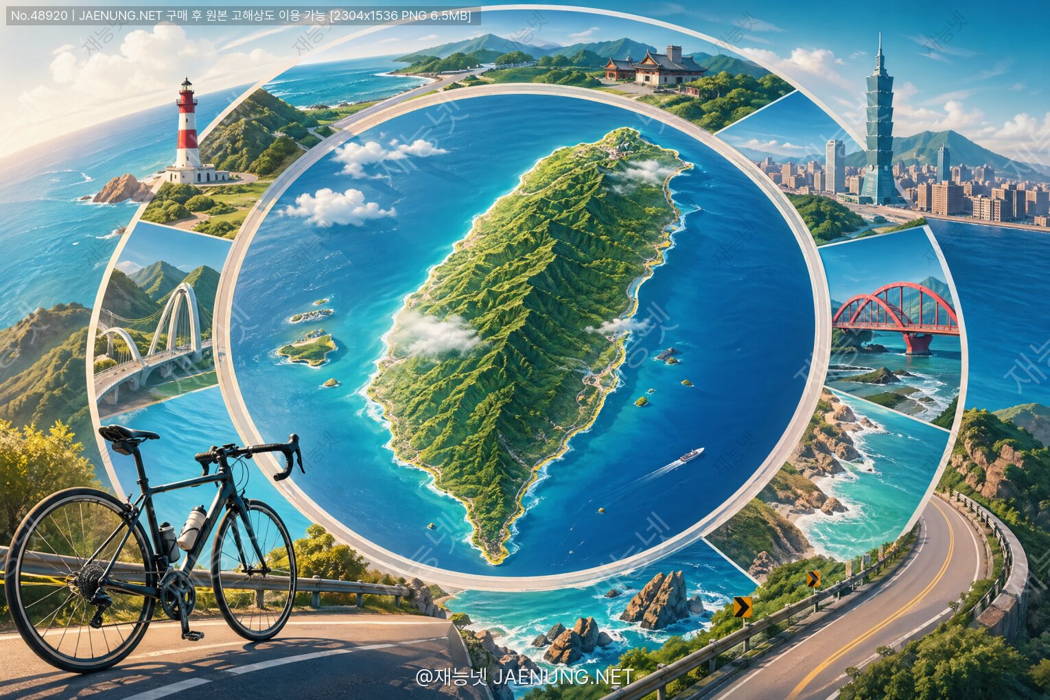 콘텐츠 대표 이미지 - 타이완 환도(環島) 자전거 여행— 섬 한 바퀴 970km, 도전의 모든 것
