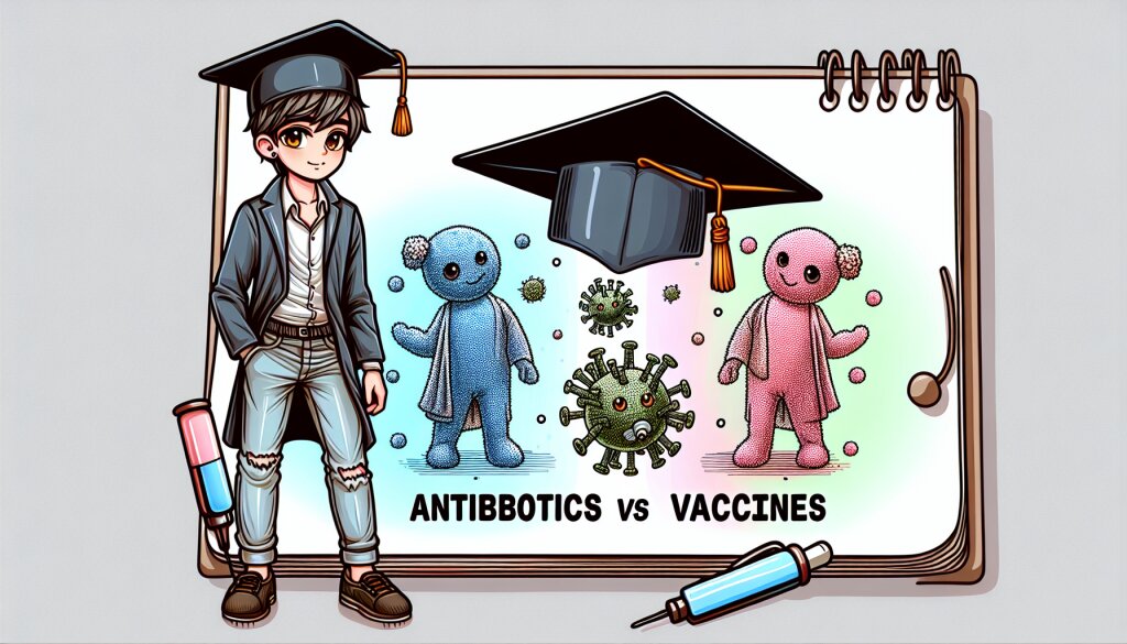 콘텐츠 대표 이미지 - 항생제 vs 백신: 질병 퇴치의 두 가지 접근법 🦠💊💉