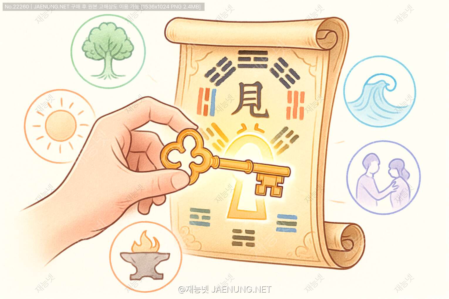 콘텐츠 대표 이미지 - 명리학의 비밀 열쇠 🔑 육친용신(六親用神) 이론 완전 정복하기