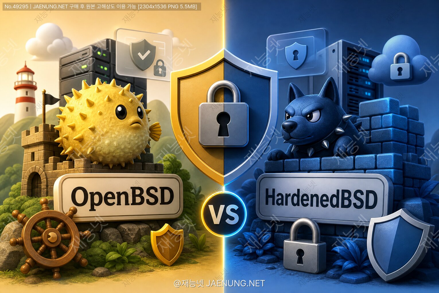 콘텐츠 대표 이미지 - OpenBSD vs HardenedBSD: 보안 중심 운영체제의 핵심 기능 완전 비교 분석
