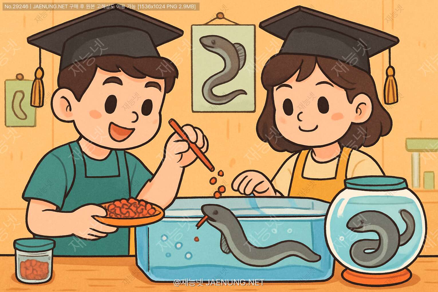 콘텐츠 대표 이미지 - 뱀장어 먹이붙임 훈련, 그 섬세한 기술의 모든 것