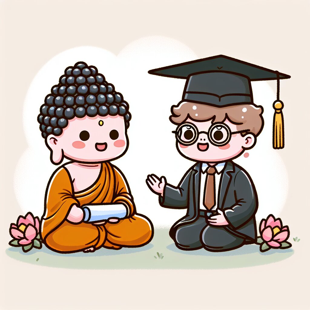 콘텐츠 대표 이미지 - 부처님과 앙굴리말라의 대화: 폭력의 극복 🕉️🙏