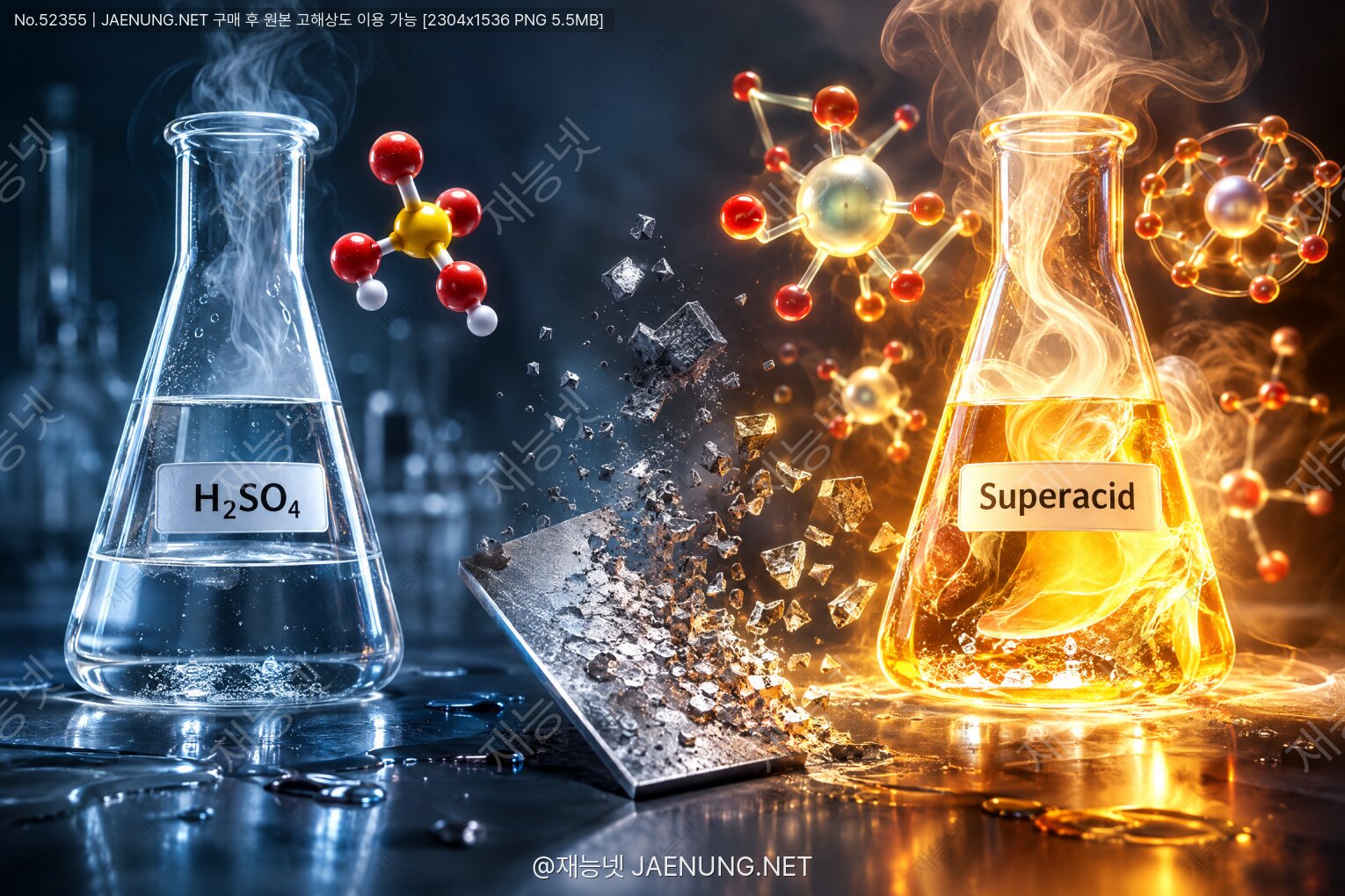 콘텐츠 대표 이미지 - 황산보다 강한 초강산(Superacid), 대체 무엇이 다른가 — 산성도의 한계를 넘는 화학
