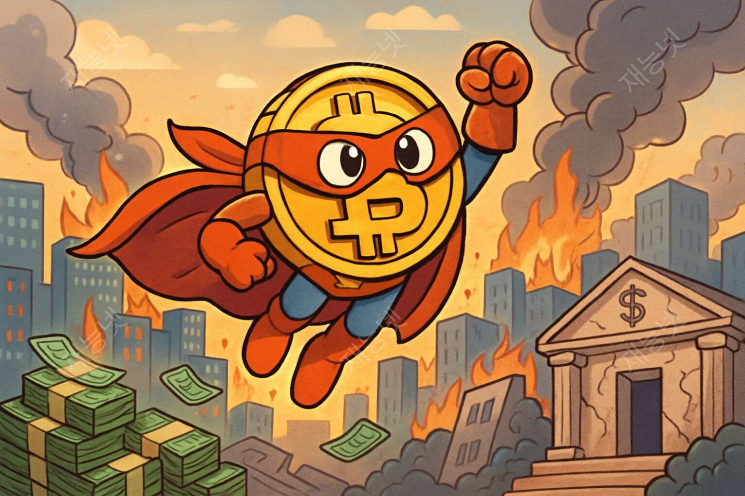 비트코인의 서막: 2008년 금융 위기 속에서 태어난 디지털 혁명