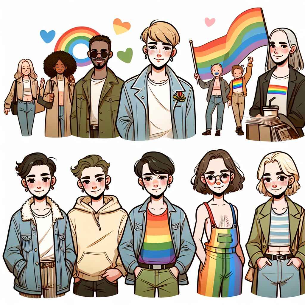 🌈 무지개는 몇 가지 색? LGBTQ+ 프라이드 캐릭터 디자인 🏳️‍🌈