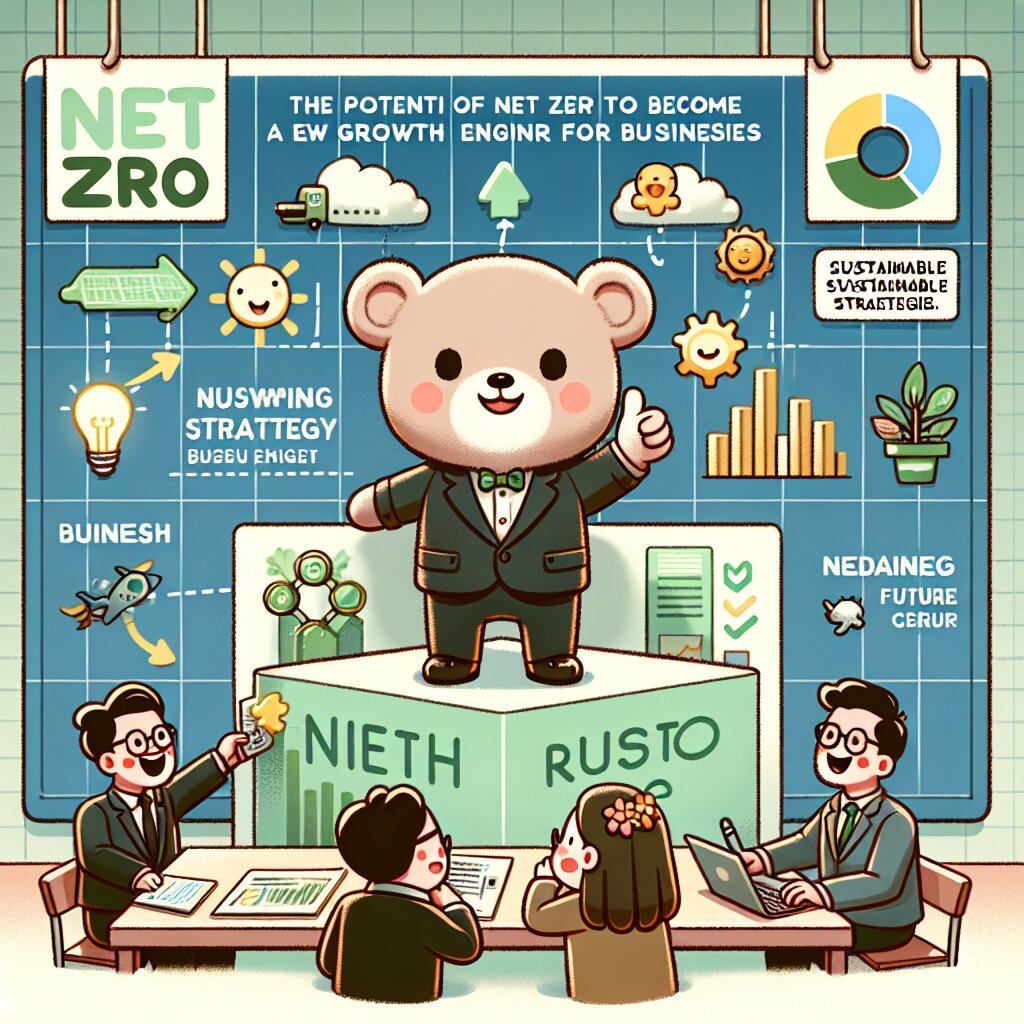 🌱 넷제로(Net Zero), 기업의 새로운 성장 동력이 될 수 있을까? - 지속가능한 미래를 위한 비즈니스 전략