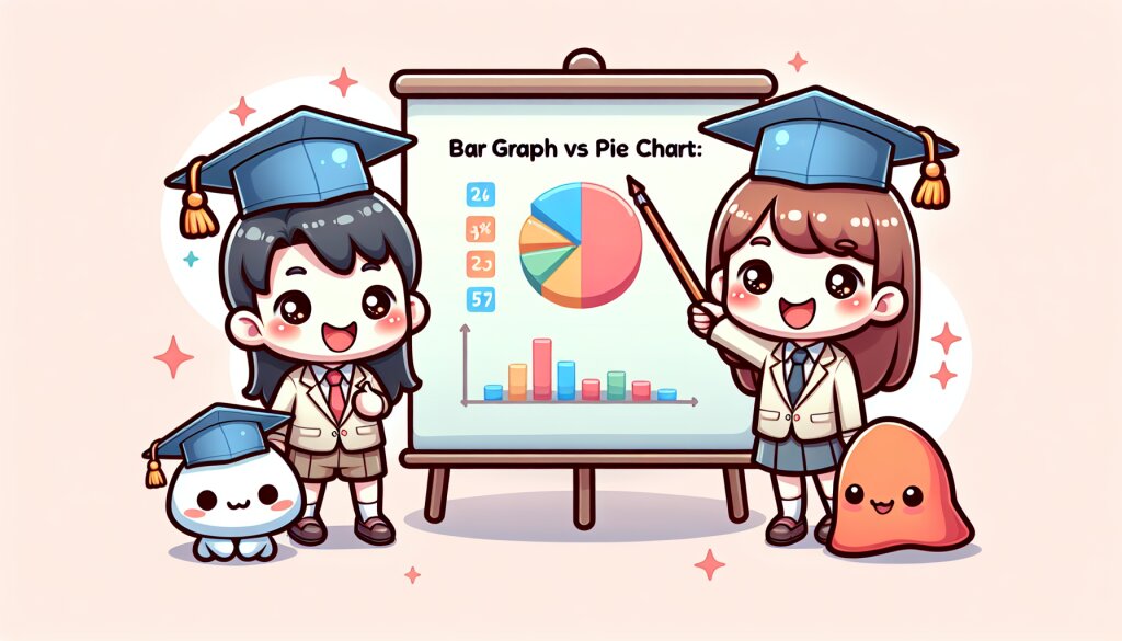 콘텐츠 대표 이미지 - 막대 그래프 VS 원 그래프: 성적 표현에 어느 것이 더 효과적일까? 📊🍕