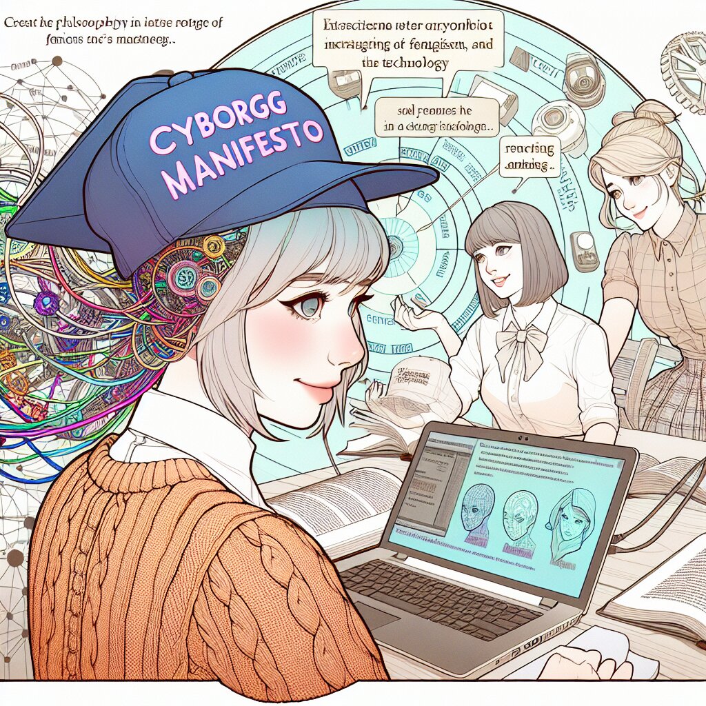 도나 해러웨이의 사이보그 선언: 페미니즘과 과학기술의 만남 🤖👩‍🔬