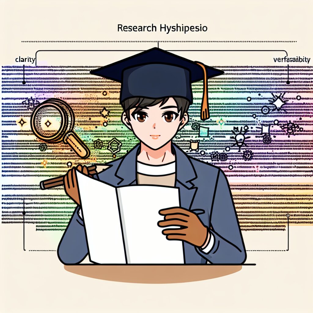 콘텐츠 대표 이미지 - 연구 가설 진술문 교정: 명확성과 검증가능성 확보 🔍📝