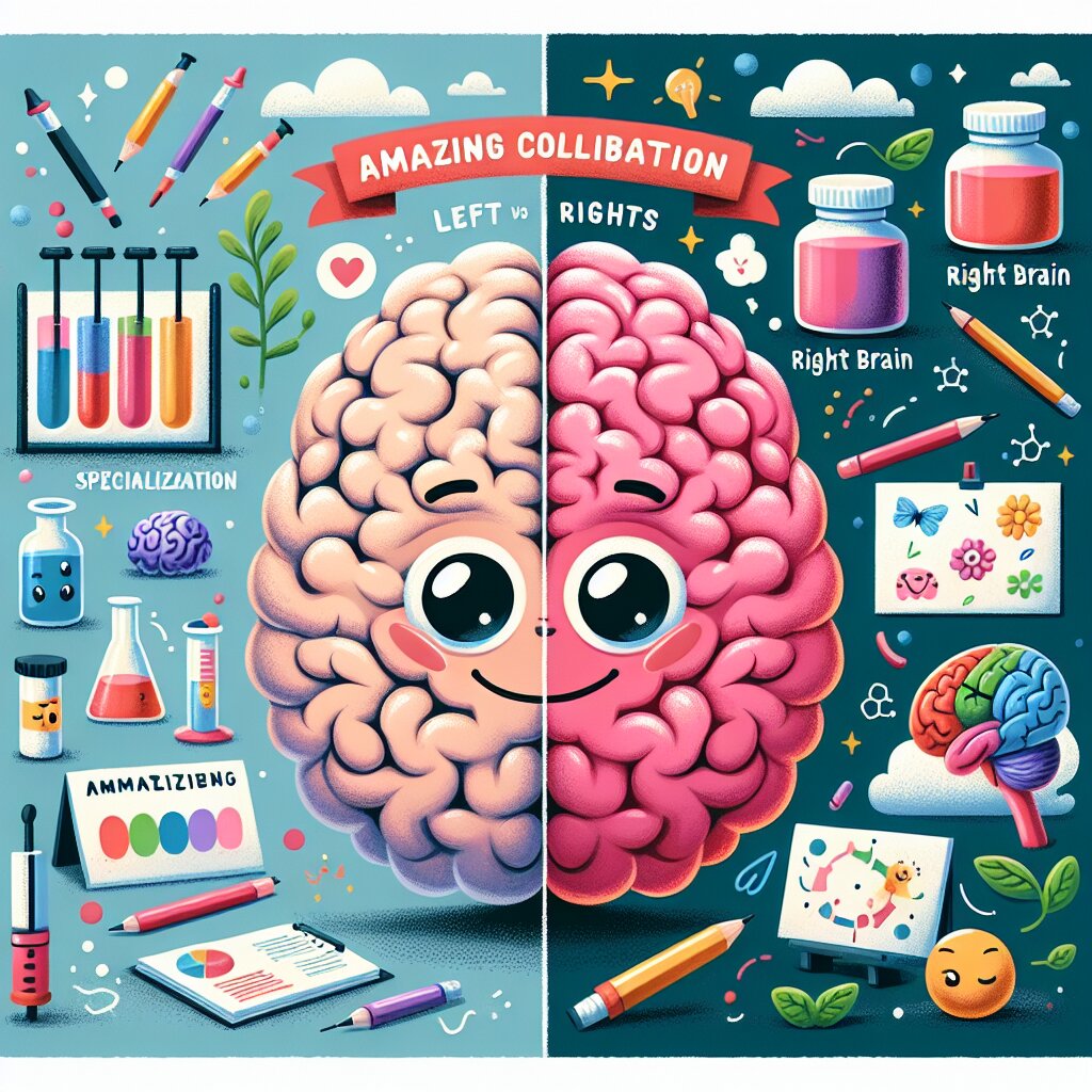 좌뇌 vs 우뇌: 인간 두뇌 기능의 전문화와 그 놀라운 협력 관계 🧠