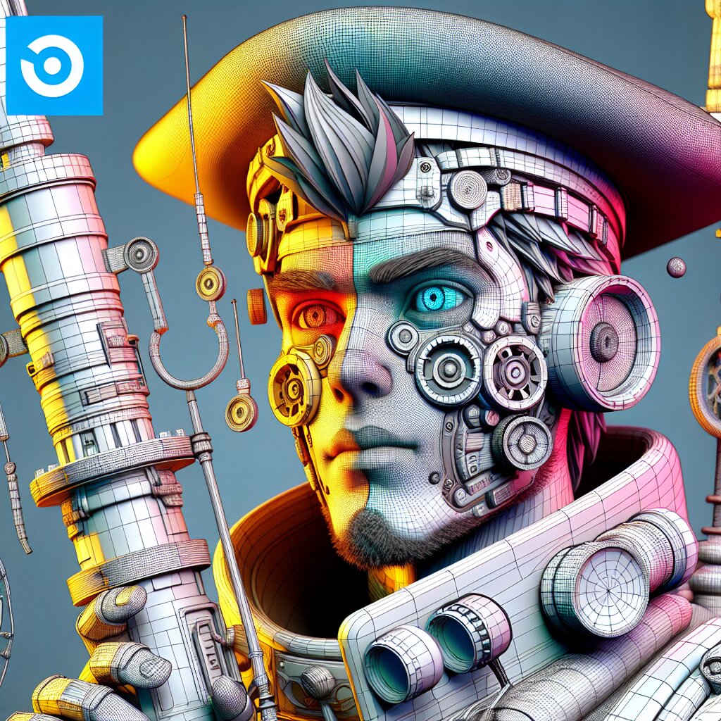 콘텐츠 대표 이미지 - 게임 캐릭터 커스터마이징을 위한 모듈식 3D 모델링 🎮 🎨 👾