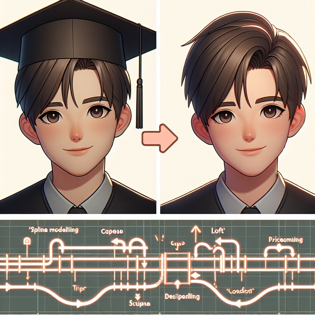 스플라인 모델링 vs 로프트: 파이프라인 설계에서 정확도와 효율성 비교 🚰
