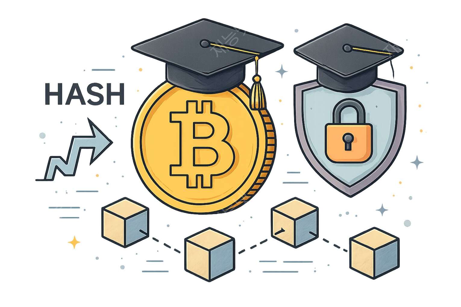 해시 함수와 블록체인의 보안 원리 💻🔐