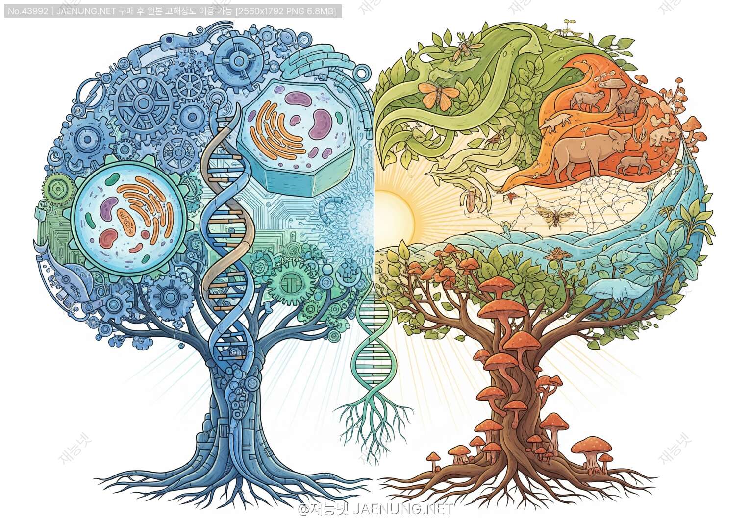 🧬 생물학의 철학: 생명을 바라보는 두 가지 시선 🔬