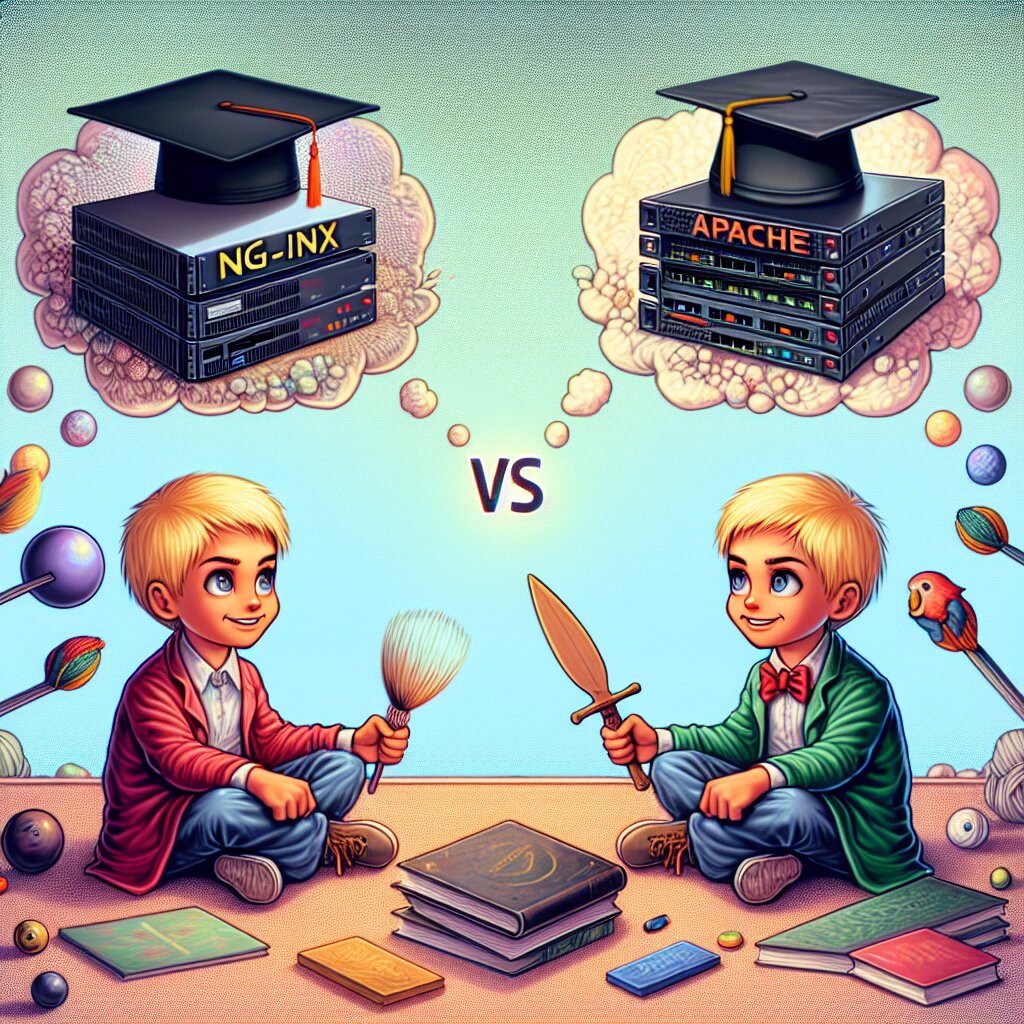 콘텐츠 대표 이미지 - nginx vs Apache: 웹 서버 전쟁의 승자는? ⚔️