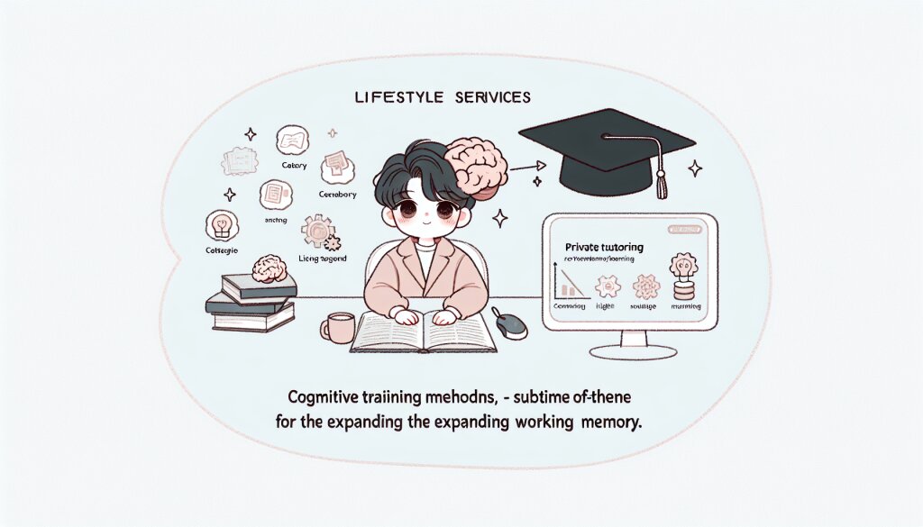 콘텐츠 대표 이미지 - 작업 기억 용량 확장을 위한 인지 훈련 방법 🧠💪